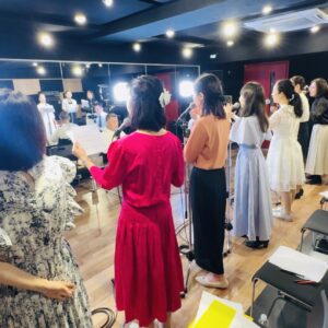 スタジオレッスンの模様
